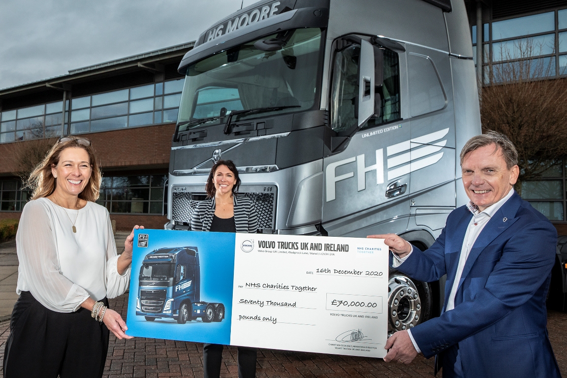 Sales of Volvo’s FH Unlimited Edition Raise £70,000 For NHS Charities Together