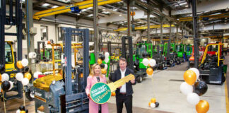 Combilift’s 100,000th Forklift Raises €100,000 for Global Children’s Charity